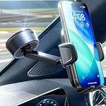 LISEN Car Phone Holder, [Full-Self] Electronic Suction Cup Phone Holder Mount for Car, [95+LBS Suction & 360° Rotation] Mobile Phone Mount for Galaxy S25 Ultra, iPhone 16 Pro Max, 4.0''-7.6'' Mobile