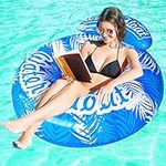 Pool float for adult, Adult Beach Floats,Inflatable Rafts Swimming Pool Air Sofa Floating Chair Bed,with Two Handles, Great for Chilling in The Pool