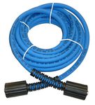 UBERFLEX Kink Resistant Pressure Washer Hose 1/4" x 25' 3,100 PSI with (2) 22MM