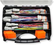 AUTO OCCASION DT Deutsch Connector Kit 2 3 4 6 8 12 Pin Waterproof Electrical Wire Connectors Male Female Cable Harness 12Pcs