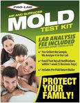 PRO-LAB DIY Mold Test Kit - 1 LAB FEE Included (3 Test Methods: Air, Surface, Bulk.) AIHA Accredited Lab Analysis, Expert Consultation and Return Shipping Included