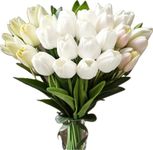 Generic 28pcs Artificial Tulips Flowers Real Touch Feeling Lifelike Blossoming Faux Holland Tulips for Wedding Party Mother’s Day Office Home Kitchen Bouquet Decoration (Three Classic Colors), WH001