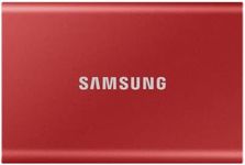 SAMSUNG SSD T7 1TB Portable External SSD, Up to USB 3.2 Gen 2, Reliable Storage for Gaming, Students, Professionals, Red