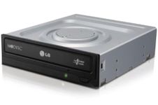 LG Electronics DVDRW 24x SATA Optical Drive, Black (GH24NSB0R)