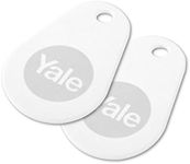 Yale P-YD-01-CON-RFIDT-WH Smart Door Lock Key Tags, White, Pack of 2, Set of 2 Pieces