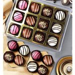 WINNI - 12 Pcs Premium Chocolate Truffle Gift Hamper | Celebration Gifts | Belgian luxury Gift | Chocolate Gift Packs, Bouquet & Basket Box | Handmade Celebration Chocolate Gifts pack for Boy, Girl, Girlfriend, Boyfriend, Partner, Couple, Wife, Husband, Imported chocolates