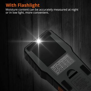 Proster Pinless Moisture Meter – Non-Invasive LCD Damp Detector for Wood, Masonry