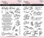 Stamp Simply Clear Stamps Wedding W