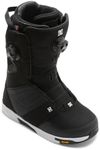 DC Shoes Men's Judge BOA Snowboard Boots - Micro-Adjustable Stable Snowboarding Boot with Insulated Liner & Molded Insole - Black/Black/White, 11.5