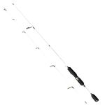 FISHN® Zero Five Black Edition Carbon GT Ultralight Fishing Rod 180 cm Throwing Weight 1-5 g Spinning Fishing Rod Ultra Light Tip Solid Fully Parabolic Extremely Flexible (White)
