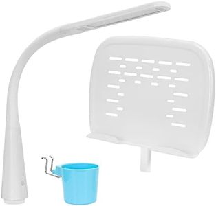 Mount-It! Accessory Kit for Height Adjustable Kids-Desk | Includes LED-Lamp, Book Holder Shelf and Pencil Holder-Cup, Blue