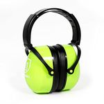 LYSIAN Foldable Noise Reduction Earmuffs, Hearing Protection Safety Ear Muffs for Shooting, Workshop, Indurstrial and Loud Security Events, for Adult Men and Women