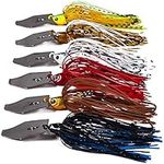 Yonphy Jig Fishing Lures, Blade Spinner-Bait, Bass Fishing Lure, Chatter Fishing Lure Baits for Pike Pikeperch and Perch