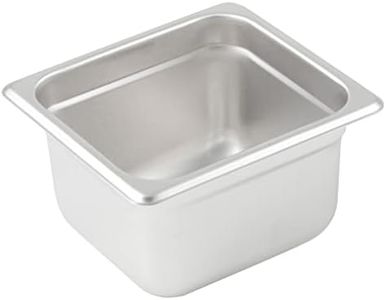 Winco SPJL-604 Anti-Jamming Steam Pan, 1/6 by 4-Inch, Standard Weight
