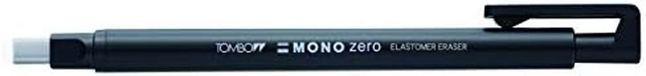 Tombow Mono Zero Black Barrel Rectangular Eraser