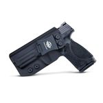 M&P 9mm Holster, M&P 2.0 Hoster IWB Kydex Holster For Smith & Wesson M&P 9mm M2.0 4"/4.25" Pistol Case - Inside Waistband Carry Concealed Holster M&P 9mm 2.0 IWB Accessories (Black, Left Hand)