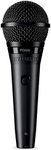 Shure PGA58 Dynamic Microphone - Handheld Mic for Vocals with Cardioid Pick-Up Pattern, Discrete On/Off Switch, 3-Pin XLR Connector, 15' XLR-to-QTR Cable, Stand Adapter and Zipper Pouch (PGA58-QTR-E)