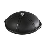 B Fit Balance Trainer Stability Half Ball with Pump - Improve Core and Ab Strength With Full Body Home Gym Workouts Or Fitness Training (Black 63 CM.)