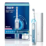 Oral B Smart 7 Rechargeable Electric Toothbrush for Adults, 5 Brushing Modes with Gum Pressure Control, Bluetooth & App Personalization, 2 Min Timer w/ Quadpacer, 2 Year Warranty, IXP7