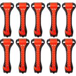 10 PCS Car Safety Hammer Emergency Escape Tool Auto Car Window Glass Hammer Breaker and Seat Belt Cutter Escape 2-in-1 for Family Rescue & Auto Emergency Escape Tools