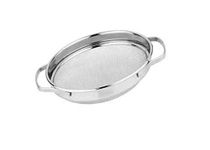 SONIQE Stainless Steel Wire Mesh Puran Jali Strainer Juice Soup Filter Multi Purpose Kitchen Accessories for Home Restaurants, Hotels and Catering Services. (8 in)