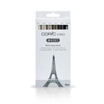 COPIC Ciao Coloured Marker Pen - 5+1 Set Warm Grey, For Art & Crafts, Colouring, Graphics, Highlighter, Design, Anime, Professional & Beginners, Art Supplies & Colouring Books