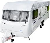 UK Custom Covers CTC787SILVER Caravan Top Roof Cover Waterproof Heavy Duty Silver - Sizes 12-25ft (Select In Advert)