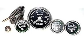 Case Tractor Gauge Set Temp Tachometer Oil Pressure Ammeter fits in 430,470,530C,CC,D,DC,DI,DO,L,LA,LAI,RC,S,SC,SI,SO,400,600+