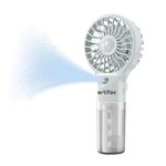 Artifax Handheld Mist Fan ART-BM-1 | Rechargeable Pocket Fan with 4 Speeds | USB Powered | Battery-Operated Spray Fan for Indoor & Outdoor Use (Grey)