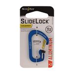 Nite Ize CSLA2-03-R6 SlideLock Carabiner Aluminum #2, Blue