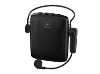 Bluetooth 5.0 Voice Amplifier for Teachers, Wireless Voice Amplifier with Bluetooth Headset Microphone & Waistband, Rechargeable Portable Megaphone Speaker Headset System for Guides, Coaches WB002