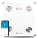 Bluetooth Smart Digital Bathroom Scale for Body Weight and Body Metrics, Body Fat Scales, Weighing Scales for Body Composition Monitor - 19 Metrics - BMI, Water, Muscle Mass | IOS Android App Sync