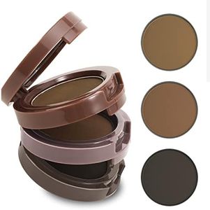 Boobeen 3 Color eyebrow Powder Palette, Waterproof Powder Eyebrow Makeup, Brow Definer Powder Eyebrow Filler to Shape Perfect Brow