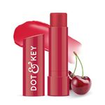 Dot & Key Barrier Repair Hydrating Lip Balm SPF 50 | Cherry Crimson | Repairs Damaged Lip Barrier | High Tinted | 4.5 gm