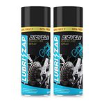 Lubrizap Bicycle chain premium lube spray enhanced Bicycle performance wear resistant accessory Improve chain Life and performance 225 ml pack of 2