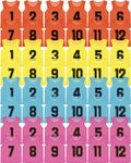 Suhine 48 Pcs Pinnies for Sports Youth Pinnies Nylon Mesh Basketball Team Practice Jersey Numbered Soccer Pinnies Sport Pennies Scrimmage Vest(Fresh Colors)