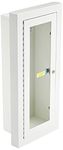 Kidde 468047 Potter Roemer Semi-Recessed 10-Pound Fire Extinguisher Cabinet with Lock