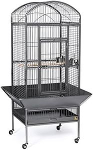 Prevue Pet Products 34521 Dometop Bird Cage, Large, Black Hammertone