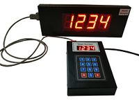 micro designs 4-digit Token Display System with ding dong bell sound; Fully metal body; 5 m cable