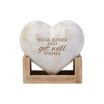 Carson Home 3D Heart Figurine, 5-inch Height (Get Well)