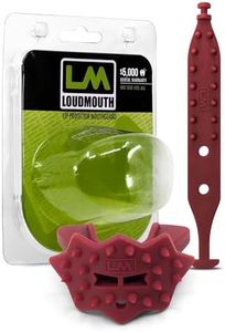 Loudmouth Football Mouth Guard - 3D SpikeSurge Football Mouthpiece with Strap, Fits Adult & Youth, Mouth Guard Football Accessories (Trojan Cardinal Red)
