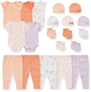 JELYLOVE Unisex Baby Boy Girl Bodysuits Sets 20 Pack Cotton Casual New Born Clothes Comfort Infant Outfit Essentials