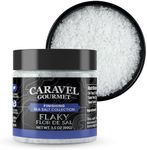 Sea Salt Flakes, Gourmet Flaky Finishing Salt, 3.5 oz Jar - Caravel Gourmet