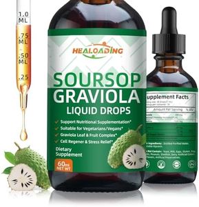 HEALOADING Soursop Bitters Liquid Drop: Organic Graviola Soursop Leaf Extract Liquid for Cell Support, Regeneration, Immune Boost, Relax and Antioxidant Support