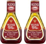 Ken's Red Wine Vinegar & Olive Oil Dressing (16 Fl Oz, Pack of 2)