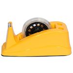 LUCID...We Build Relations Premier Quality Tape Dispenser (Cutter) with Complementary 0.5 Inch Tape Dispenser for Packing Packages with Matte Finish and Sharp Blade Parer Cutter (Assorted Color)