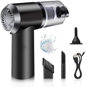 SHAYONAM 3 in 1 Car Vacuum Cleaner, High Power Handheld Car Vacuum, Cordless Portable Mini Car Vacuum Cleaner, Compressed Air Duster Keyboard Cleaner for Car,Desktop, Pet Hair Cleaning/*-