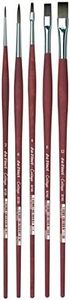 da Vinci Oil & Acrylic Series 5269 College Synthetic Paint Brush Set, Multiple Sizes, 5 Brushes (Series 8730 and 8740)