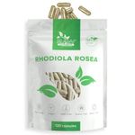 Rhodiola Rosea 500mg, 120 Vegan Capsules - Natural Adaptogen for Stress Relief, Enhanced Energy & Mental Clarity - Supports Endurance, Mood & Overall Wellbeing