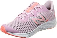 New Balance Girl's Fresh Foam Arishi V4 Sneaker, Pink, 5 US